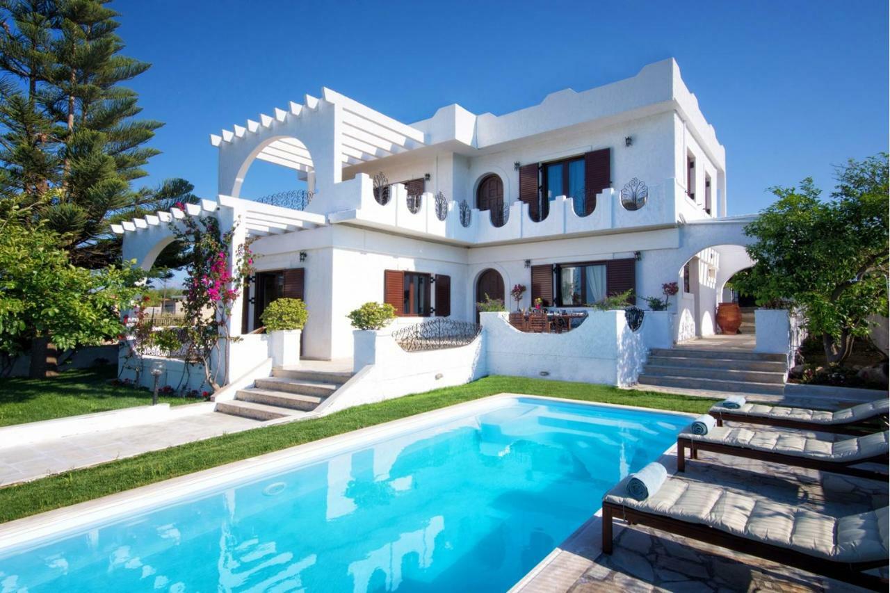 Luxury Villa Rosita W Heated Pool - Nature And Relax Epano Vathia Ngoại thất bức ảnh