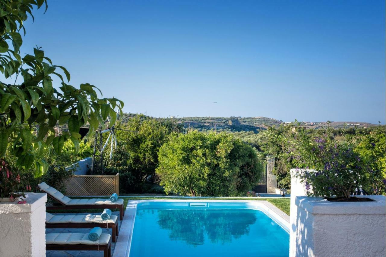 Luxury Villa Rosita W Heated Pool - Nature And Relax Epano Vathia Ngoại thất bức ảnh