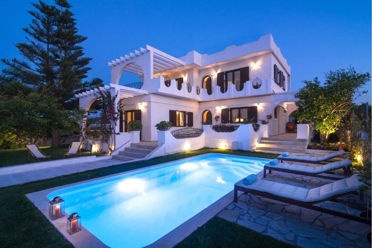 Luxury Villa Rosita W Heated Pool - Nature And Relax Epano Vathia Ngoại thất bức ảnh