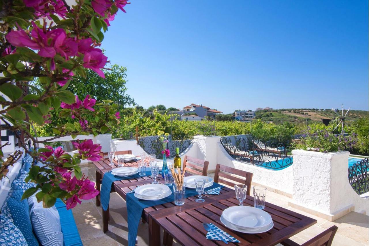 Luxury Villa Rosita W Heated Pool - Nature And Relax Epano Vathia Ngoại thất bức ảnh